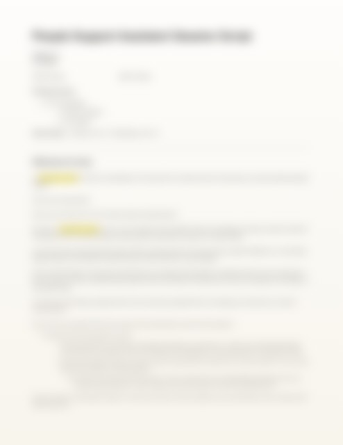 Session script first page